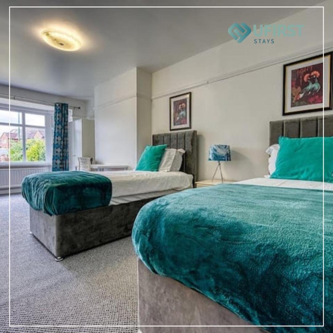 Appartement Your Peaceful Escape 8-Bedroom Home In Nottingham - Near City Hospital, Sherwood & Close To City Centre *